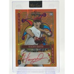 2024 Wild Card Stacked Deck Hagen Smith Rookie Joker Auto 1/1 SSP White Sox RC